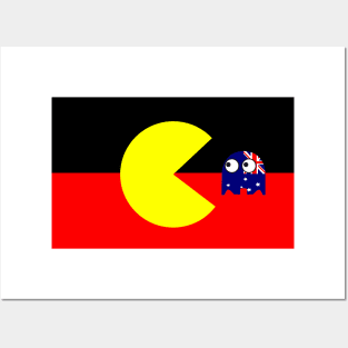 Australian Aboriginal flag Posters and Art